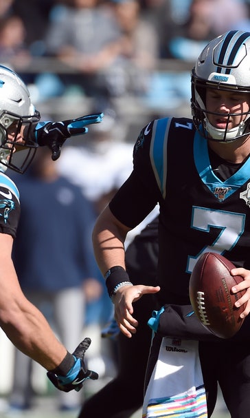 Panthers 2nd-year QB Kyle Allen doesn't let much faze him
